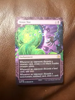 MTG Waste Not Wilds of Eldraine: Enchanting Tales Regular NM - Image 1
