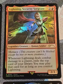 Final Fantasy Costco Promo Cards Foil Cloud & Sephiroth Magic The Gathering MTG - Image 5