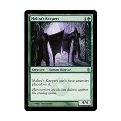 WOTC MtG Mirrodin Besieged Melira's Keepers (U) (x4) NM - Image 1