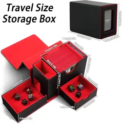 MTG Deck Box for Commander Display with Dice Tower, Fits 100 Double Sleeved Card - Image 3