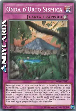 ONDA D'URTO SISMICA • (Seismic Shockwave) • Comune • OP04 IT025 • Unl • Yugioh! - Image 1