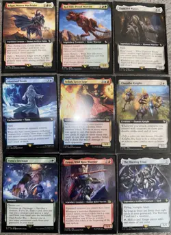 Final Fantasy Magic MGT Lot Of 9 Extended Art Rare Cards *MINT* - Image 1