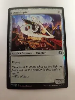 MTG Ornithopter - Foil LP Aether Revolt - Magic The Gathering - Image 1