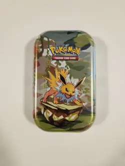Pokemon Prismatic Evolutions Jolteon TCG Mini Tin Sealed + Jolteon Foil Card - Image 2