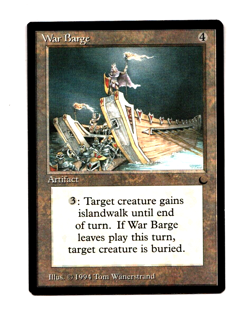 MTG War Barge SP/NM- The Dark Magic the Gathering ~ Free Shipping ~ - Image 1