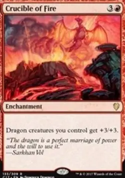 Crucible of Fire - Commander 2017 #133/309 MTG Magic The Gathering - Image 1