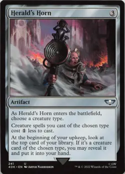 Herald's Horn U Universes Beyond: Warhammer 40,000 241 LP-NM - Image 1