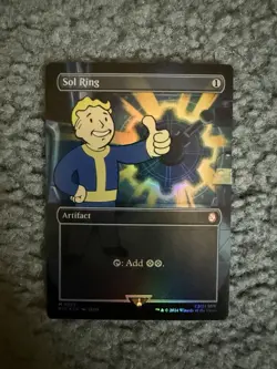 MTG Sol Ring (Borderless) Universes Beyond: Fallout Foil Mythic English - Image 1
