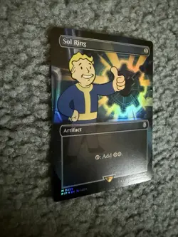 MTG Sol Ring (Borderless) Universes Beyond: Fallout Foil Mythic English - Image 2