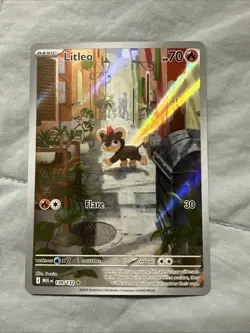Litleo IR Illustration Rare 139/132 Mega Evolution English Pokemon TCG NM - Image 1
