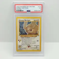 CARTA POKEMON SHINING NOCTOWL 110/105 (2002) - NEO DESTINY - ITA - PSA 3 - RARA - Image 1