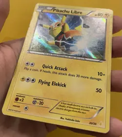 Pokemon Pikachu Libre 30/30 Holo XY Trainer Kit - Image 3