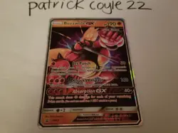 Buzzwole GX Holo Black Star Promo SM69 NM front/VLP back - Image 2