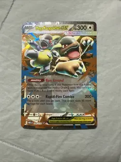 Pokemon Mega Evolution Mega Kangaskhan ex 104/132 Holo Double Rare Near Mint - Image 1
