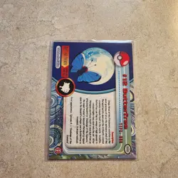 Butterfree Foil #12 Topps Pokemon TV Animation Blue Logo Holo - Image 2