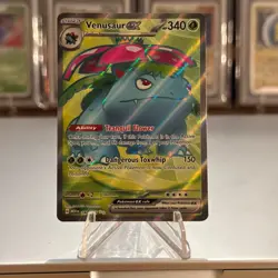 Pokemon Venusaur ex 182/165 Scarlet & Violet 151 Ultra Rare Full Art Holo NM - Image 1