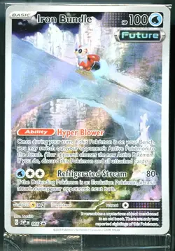 2023 TCG Pokemon #066 Iron Bundle Scarlet & Violet Black Star Promos SEALED - Image 1