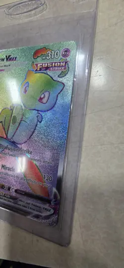 Mew VMax Secret Rainbow Rare 268/264 NM Pokemon Fusion Strike - Image 2
