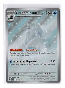 Crabominable - 149/142 Scarlet & Violet Stellar Crown Illus. Rare - NM - POKEMON - Image 1