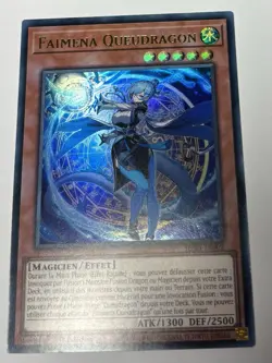Yu-Gi-Oh - FAIMENA QUEUDRAGON - JUSH-FR002 - Ultra - NM/M - Image 1