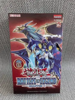 YuGiOh! Battles of Legend: Chapter 1 - Sealed Box (1st Edition) Brand New Sealed - Image 1