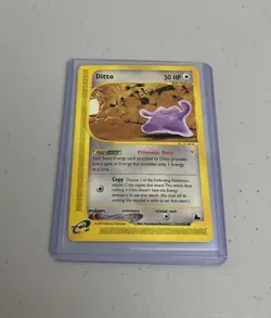 Pokemon 2003 Ditto Skyridge 51/144 Regular Non-Holo Common Card Vintage NM Mint - Image 1