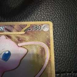 Pokemon TCG - Mew 205/165 Scarlet & Violet 151 Gold UPC Promo Metal Card NM - Image 3