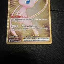 Pokemon TCG - Mew 205/165 Scarlet & Violet 151 Gold UPC Promo Metal Card NM - Image 5