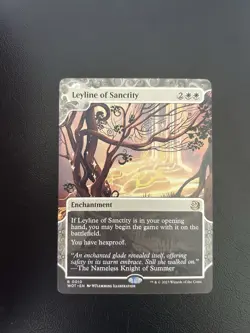 Leyline of Sanctity - Wilds of Eldraine: Enchanting Tales Mtg Regular Rare 10 - Image 1