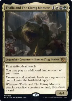 Thalia and The Gitrog Monster - March of the Machine - Magic MTG NM - Image 1