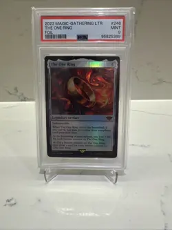2023 MAGIC THE GATHERING LTR THE ONE RING FOIL #246 PSA 9 LORD OF THE RINGS - Image 1
