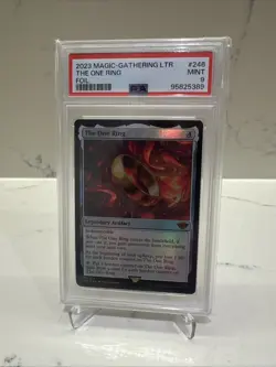 2023 MAGIC THE GATHERING LTR THE ONE RING FOIL #246 PSA 9 LORD OF THE RINGS - Image 3