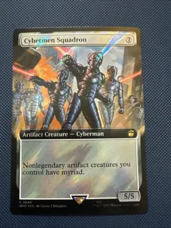 MTG Cybermen Squadron (Extended Art) (Surge Foil) - UB Doctor Who (WHO) NM Foil - Image 1