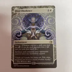 Blind Obedience Wilds of Eldraine: Enchanting Tales #1 Rare - Image 1