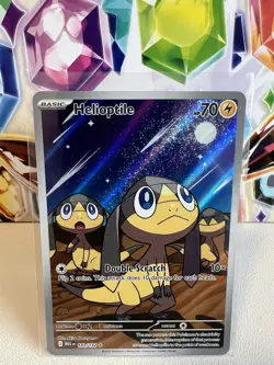 Helioptile 143/132 Illustration Rare (IR) Full Art Pokemon TCG Mega Evolution NM - Image 1