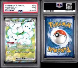 2023 POKEMON PAR EN-PARADOX RIFT ULTRA RARE #233 MAUSHOLD EX PSA 9 - Image 5