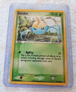 Pokemon TCG Surskit 78/107 Deoxys Common Card Regular 2005 TCG Trading Card Game - Image 1