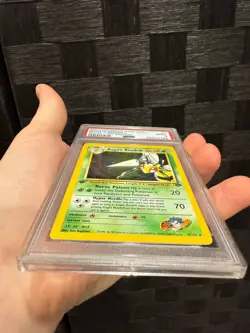 PSA 9 Koga's Beedrill Holo Pokemon Card 1st Edition Gym Challenge 9/132 - Image 3