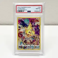 2023 Pikachu 160/159 Crown Zenith Secret Rare Full Art Pokemon Card PSA 10 - Image 1