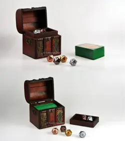 Elven Chest (Growth) Wood Deck Box for Storage of Trading Card Games TCG MTG Mag - Image 4