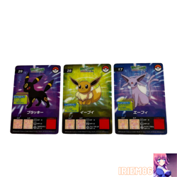 Set 3 Espeon Umbreon Pokemon Advanced Generation Clear Card Nintendo Japanese - Image 1