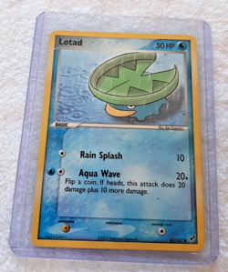 Lotad 63/107 Pokemon TCG Deoxys Non Holo Common Card Trading Card Game - Image 1