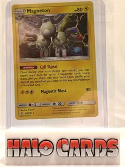 PACK FRESH Pokemon Card Magneton Cosmic Eclipse Holo Rare G - Image 1