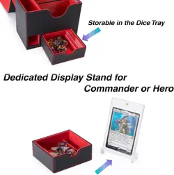 Card Deck Box for MTG Commander, Mtg Deck Box for Commander Display,Fits 100 Dou - Image 5