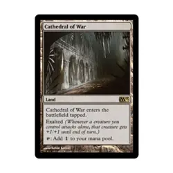 WOTC MtG M13 Cathedral of War (R) (Foil) VG - Image 1