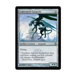 WOTC MtG Mirrodin Besieged Lumengrid Gargoyle (U) (x4) NM - Image 1