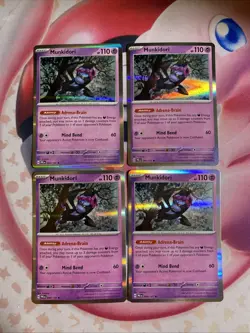 4x Munkidori 044/131 X4 - Prismatic Evolutions - Pokemon TCG - Playset NM - Image 1