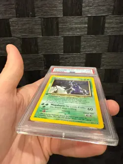 PSA 9 Mint Pokemon Heracross Neo Genesis 1st Edition Holo Rare #6 - Image 3