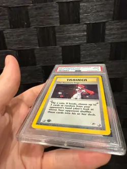 PSA 9 Pokemon Gym Heroes 1st Edition Rare Holo: The Rocket's Trap 19/132 - Image 3