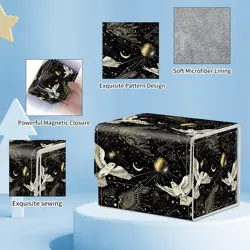 For MTG Commander Deck Box,Card Deck Box for Trading Yugioh Mtg,Fits 100 Double - Image 2